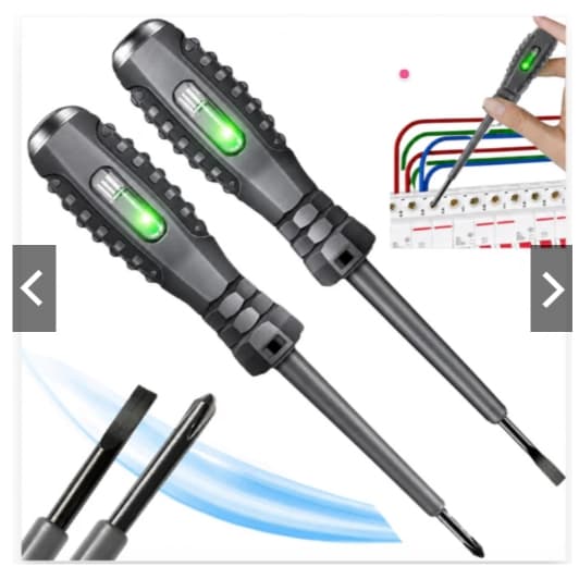 Chave De Fenda Phillips Magnética Forte De Alto Torque Detector De Eletricidade Caneta Testadora De Tensão Elétri