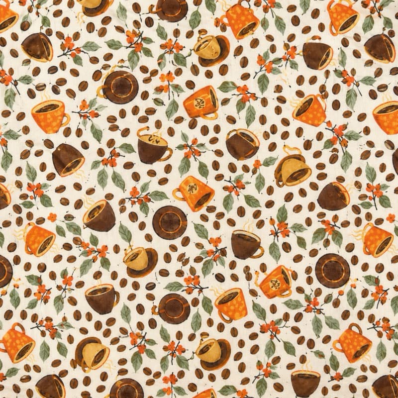 Tecido Tricoline Estampada Cozinha 100% Algodão | Estampas Exclusivas | Patchwork e Artesanato