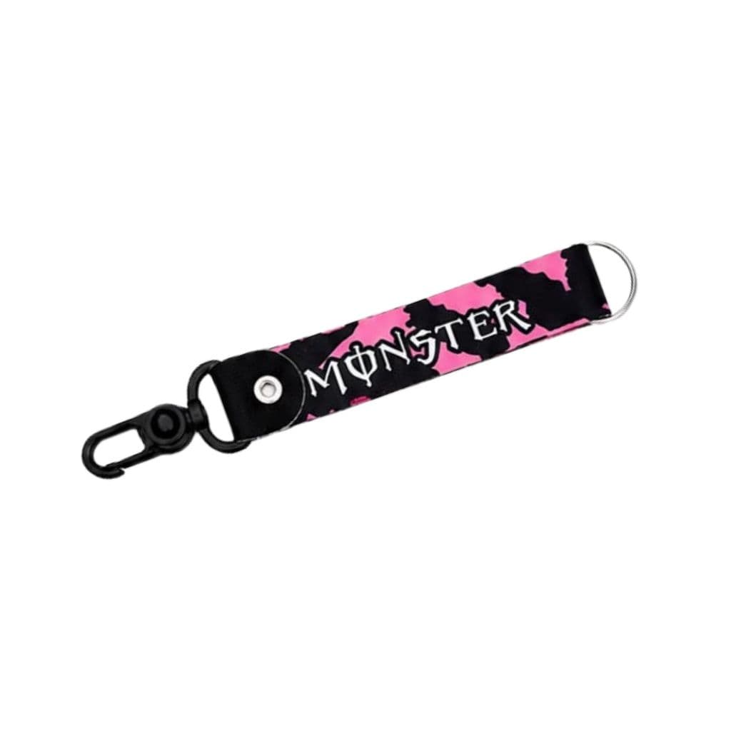 Chaveiro Moto Personalizado Acessório Moderno Para Moto Carro Bike Chaves Monster Rosa