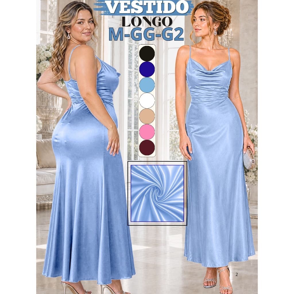 VESTIDO LONGO FEMININO ELEGANTE GRANDE PLUS SIZE VESTIDOS PARA FESTA TENDENCIA FEMININA CASUAL REGATA ALÇA REGULAVEL