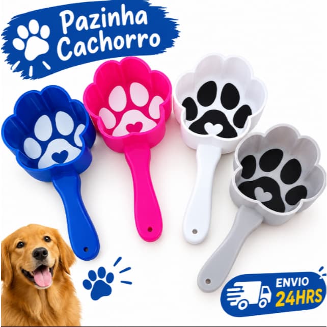 Pazinha Cachorro Ração Pet Escova Comedouro Pá Ração Cão Gato Pet Shop Pá Alimentador Pet Pá Para Ração De Cachorro E Ga