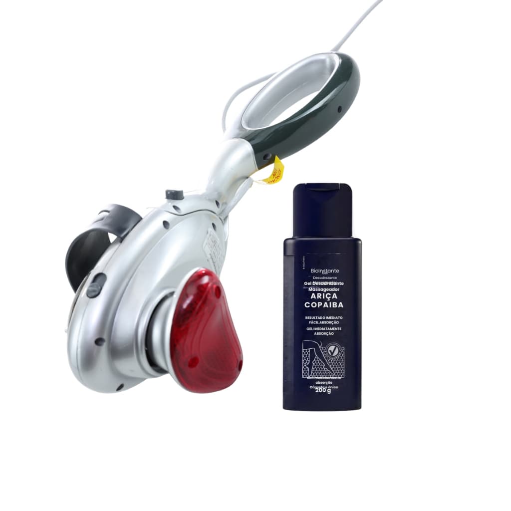 Combo Massageador Corporal Green Com Aquecimento Infravermelho + Gel Massageador de Arnica e Copaíba