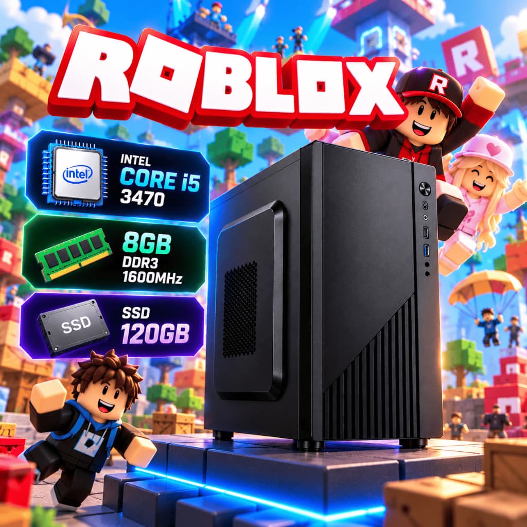 Pc Gamer de Entrada Disponivel Upgrade I5 com 8GB DDR3 1600Mhz Desktop Computador Novo