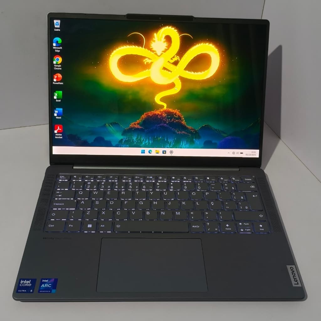Notebook Lenovo Yoga Slim 7, Core Ultra 5 125H, 16GB RAM DDR5, 512GB SSD NVMe, 14P FHD OLED