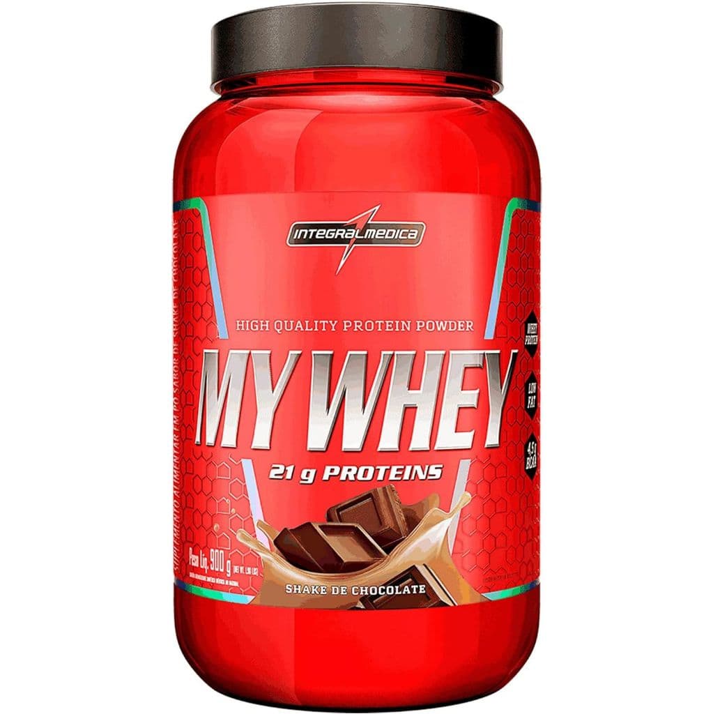 My Whey 21g Protein Shake de Chocolate INTEGRALMÉDICA 900g