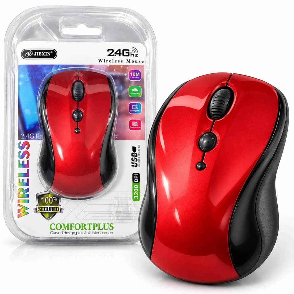 Mouse Sem Fio Recarregável LED Silencioso Ergonômico PC Notebook Tablet Celular