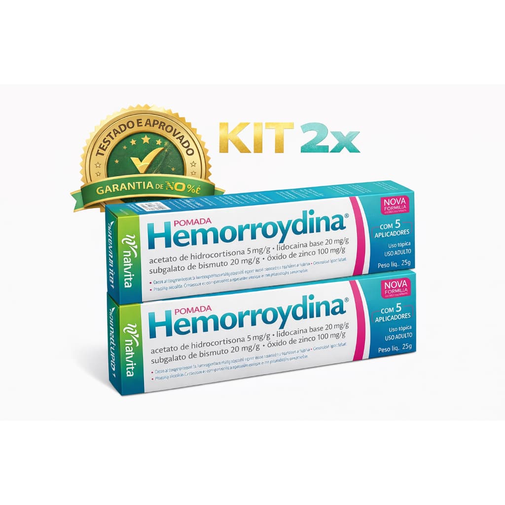 Kit 2x Pomada de Uso Externo 25g Original com Aplicadores