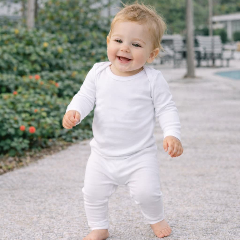 Conjunto Térmico Bebê Infantil Branco Quentinho Menino Menina Inverno