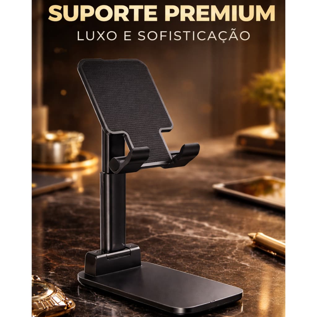Suporte de Celular Ajustável Dobrável Mesa Universal para iPhone Android Tablet Portátil Antiderrapante