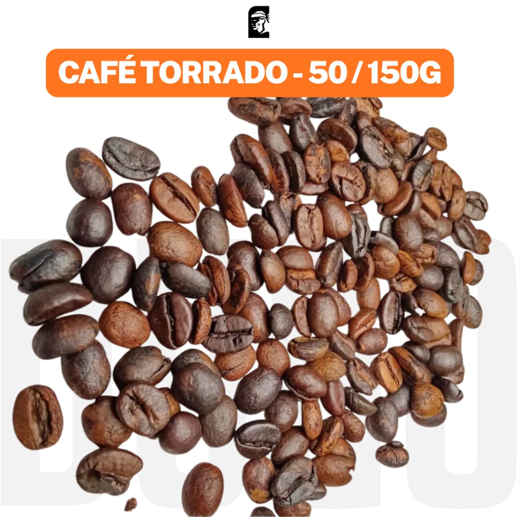 Café em Grão 150g Torrado – Sabor Forte e Aroma Marcante – Fresco