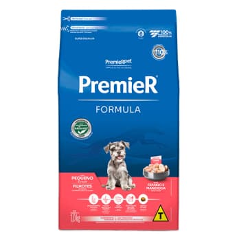 Ração PremieR Pet Formula para Cachorro Filhote de Raça Pequena Sabor Frango em Sacola de 1kg