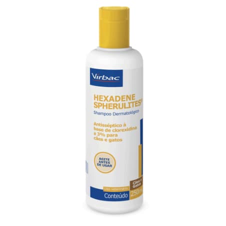 Shampoo Dermatológico Hexadene para Cães e Gatos 250 ml