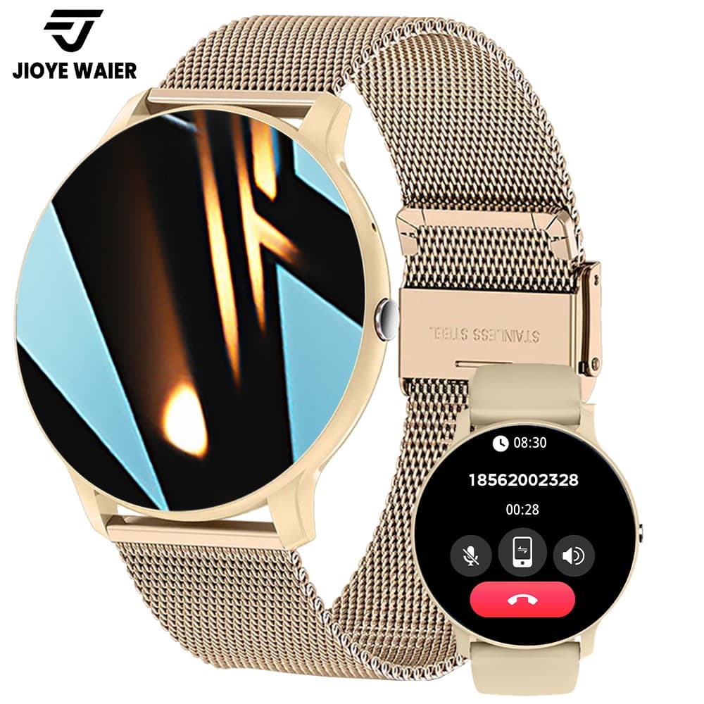 JIOYE Smartwatch Relogio Chamada IP67 À prova d'água Esporte HD Tela Redondo Relógio Inteligente
