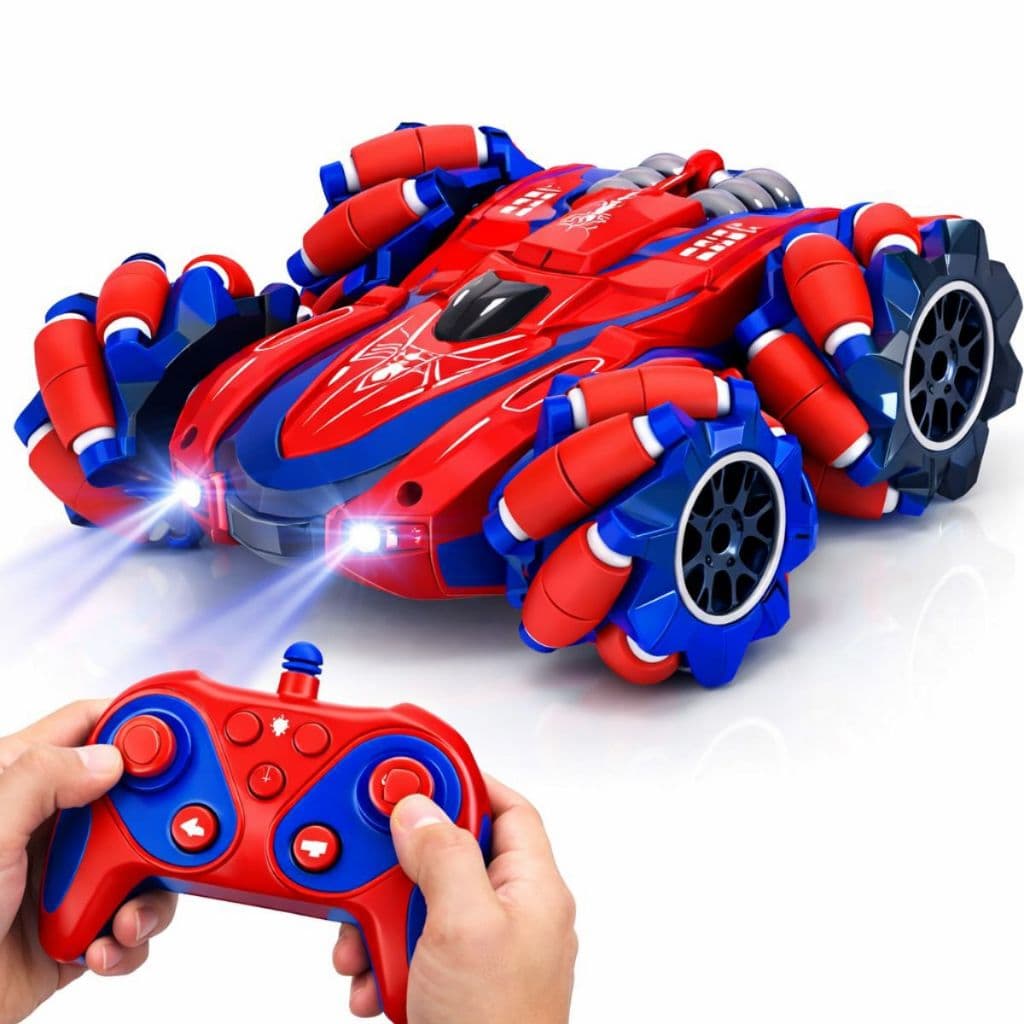 Carrinho Controle Remoto Recarregável Aranha Com Led Rodas Antiderrapante