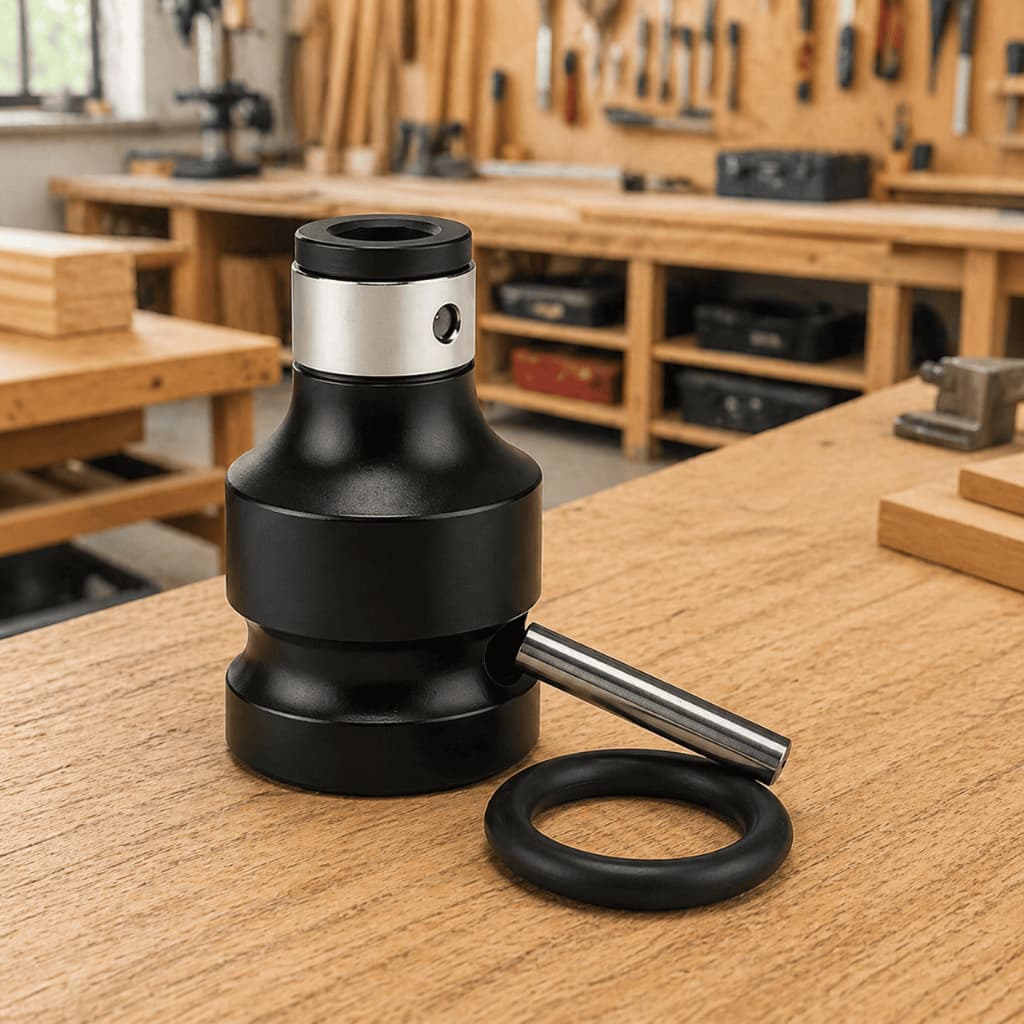 Haste Soquete Pressão Adaptador Bits 1/2 - 1/4 Chave Impacto Caixa Engate Quadrado Elétrica Pneu