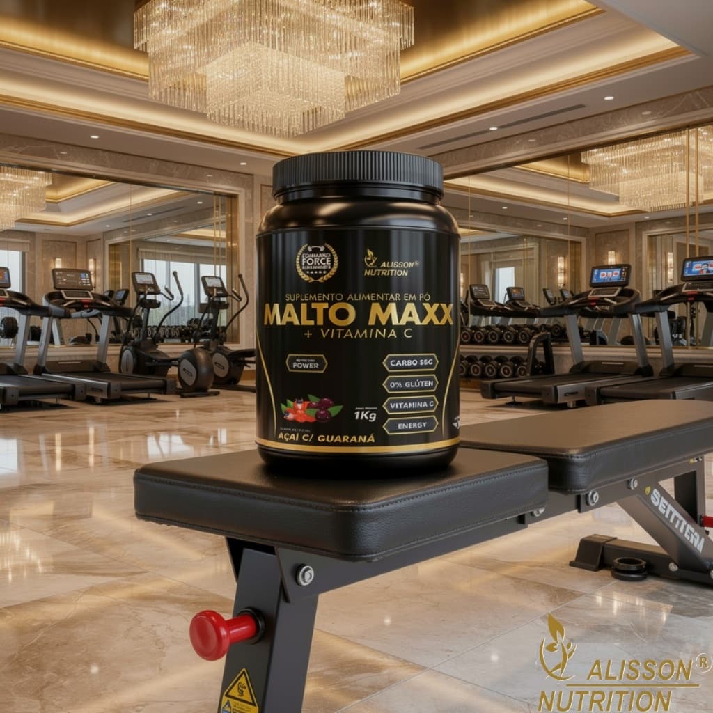 Suplemento Energético Malto Dextrina 1kg Pré E Pós Treino -  Alisson Nutrition