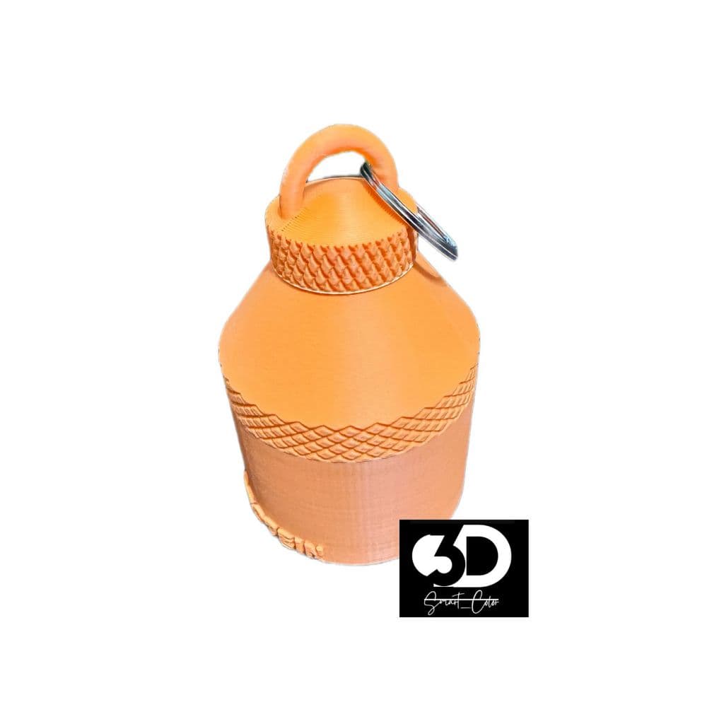 Porta Suplemento 3 em 1 com Funil – Whey, Creatina e Pré-Treino | Impressão 3D
