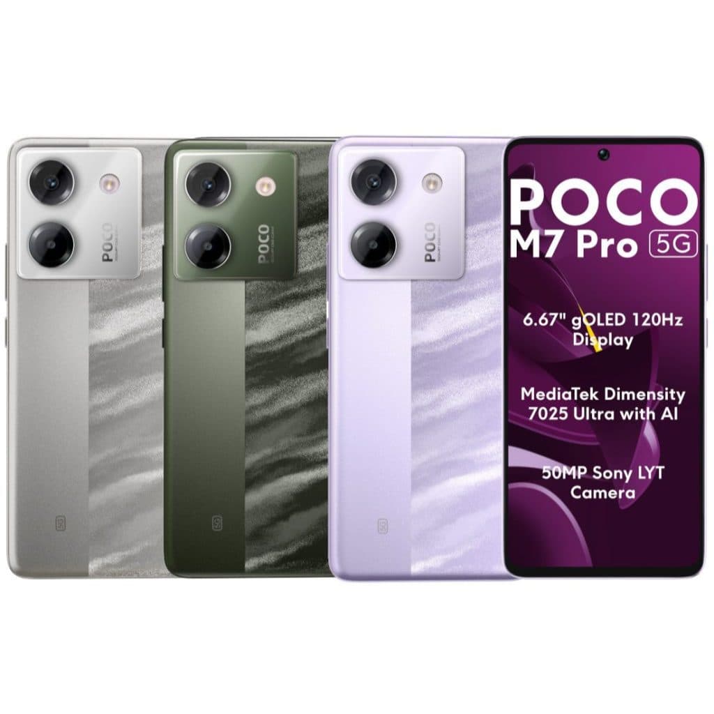 Smartphone Xiaomi Poco M7 PRO 5G Dual SIM Tela 6.67" AMOLED 120Hz 8GB 256GB - 6GB 128GB + NFe