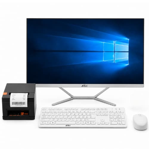 Computador All In One 23,8" i7 16GB SSD 1TB com Impressora 80mm Sem Fio Teclado e Mouse Sem Fio PDV
