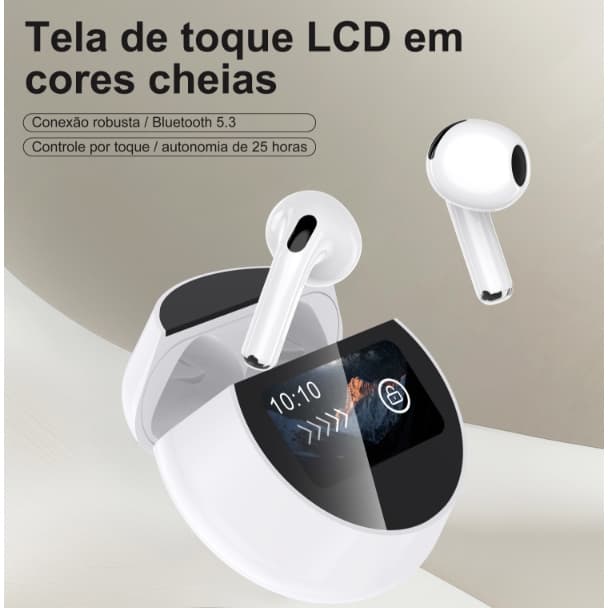 BENEDO A8 Novo Sem Fio Touchscreen  TWS Ruído Cancelando Fones De Ouvido Bluetooth 5.3 Suporte APP