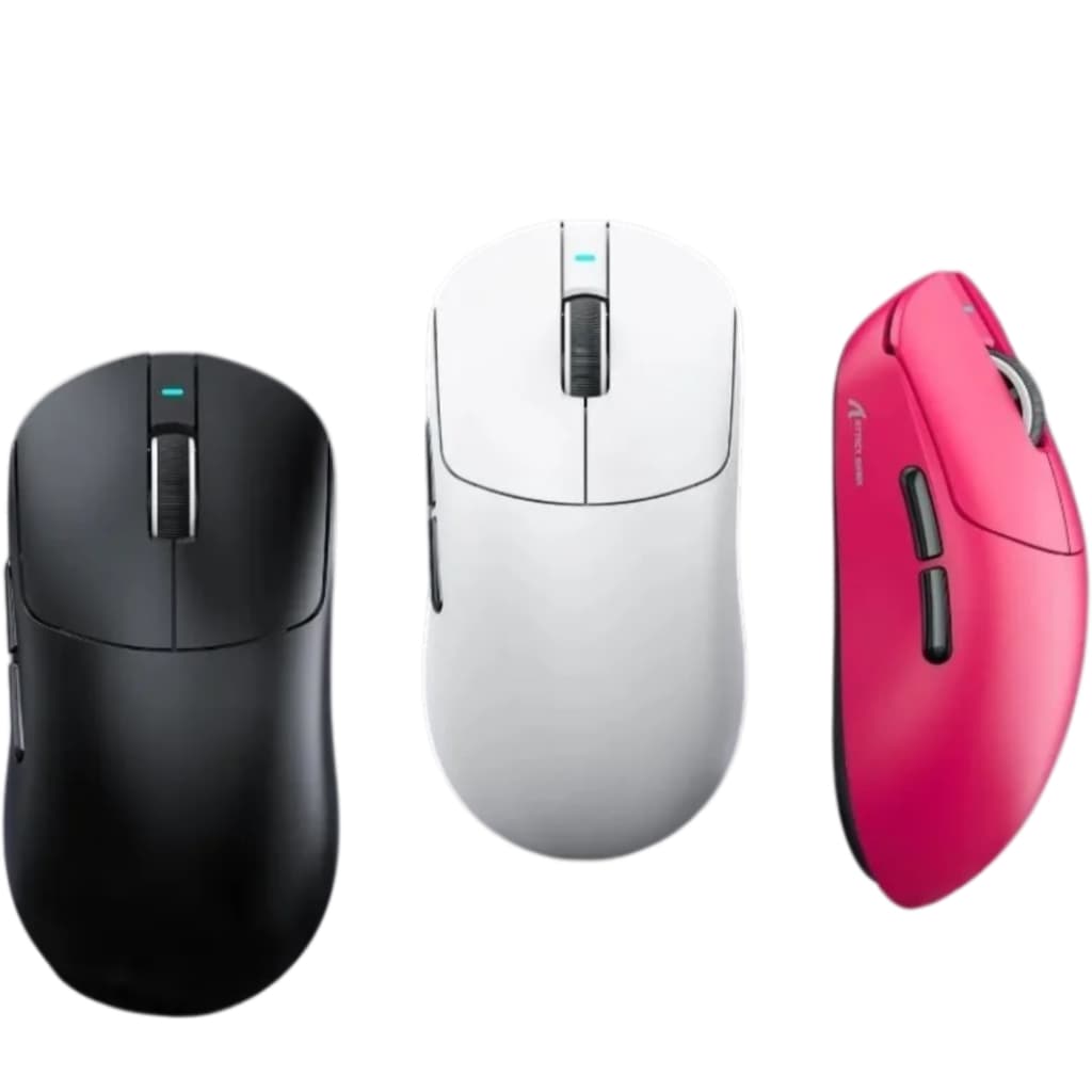 Mouse Gamer Attack Shark X8 SE  Sem Fio Com Sensor PAW3311  2.4G + Bluetooth + Fio DPI 25000 1000HZ