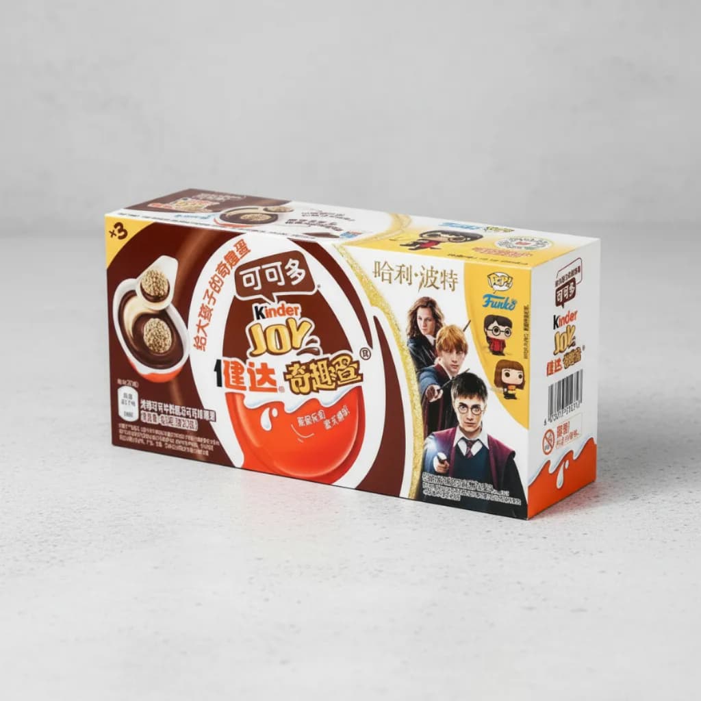 Kinder Joy Harry Potter Importado China Cx 3x20g=60g