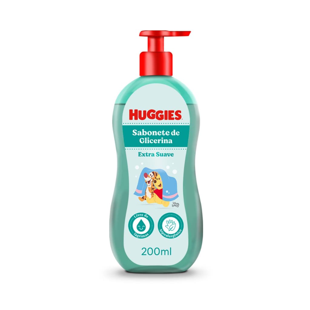 Sabonete Líquido Huggies Extra Suave 200ml