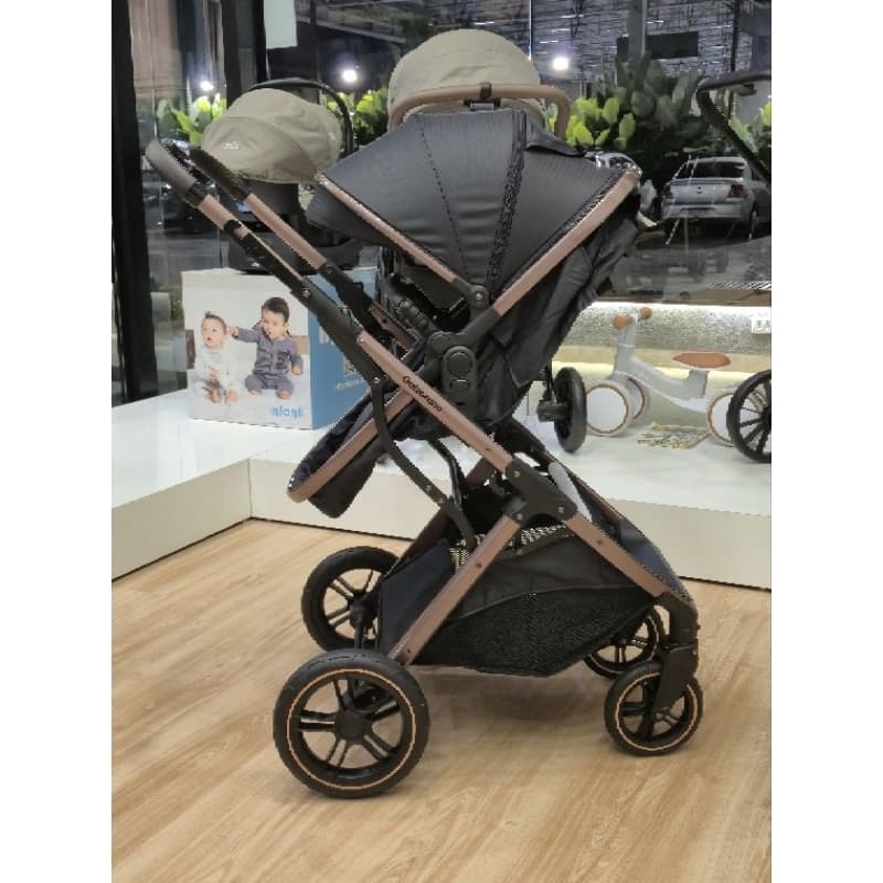 Carrinho Galzerano zoe Galzerano  + Bebê Conforto atena + Base Carro Isofix
