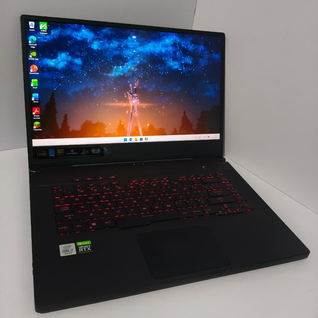 Notebook ASUS ROG ZEPHYRUS M15, Core i7 10ª, RTX 2060, 16GB RAM, 1TB SSD, 15.6P 4K, Windows 11