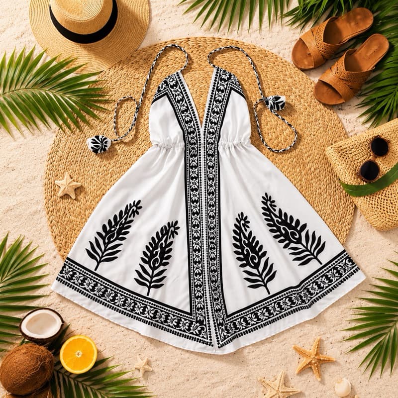 vestido indiano curto, tribal Elegance , vestido Rodadinho verão estampa localizadas, de alcinha ajustável