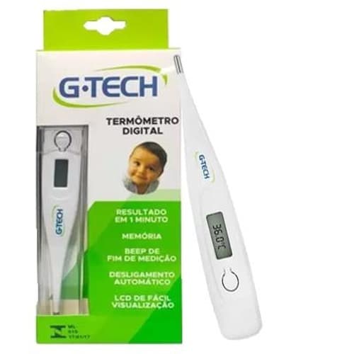 Termômetro Clínico Digital G-tech Axilar Adulto Infantil