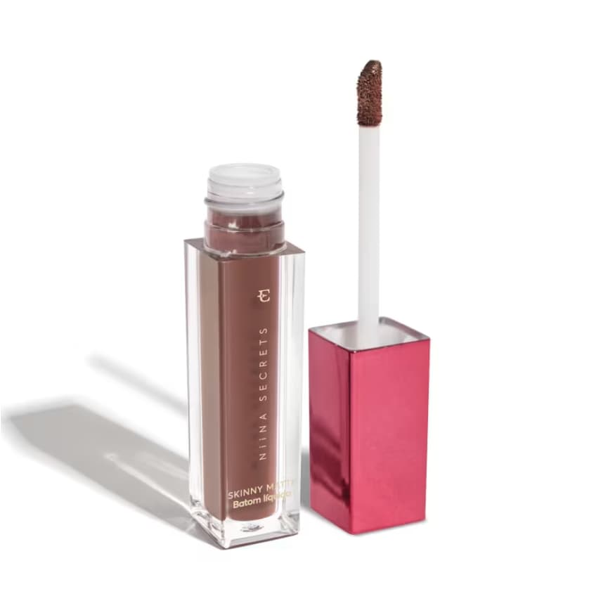 Batom Líquido Skinny Matte (Rosa Lótus) Eudora Niina Secrets 5ml