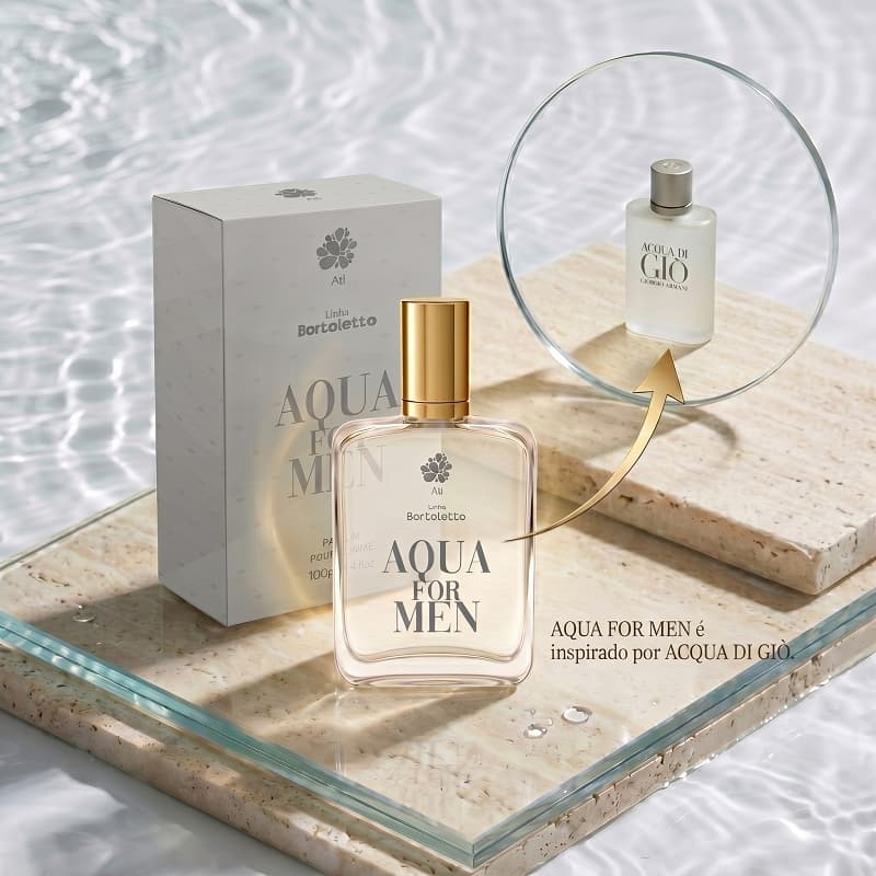 Perfume Masculino Aqua For Men Parfum 100ml Fragrância Importada