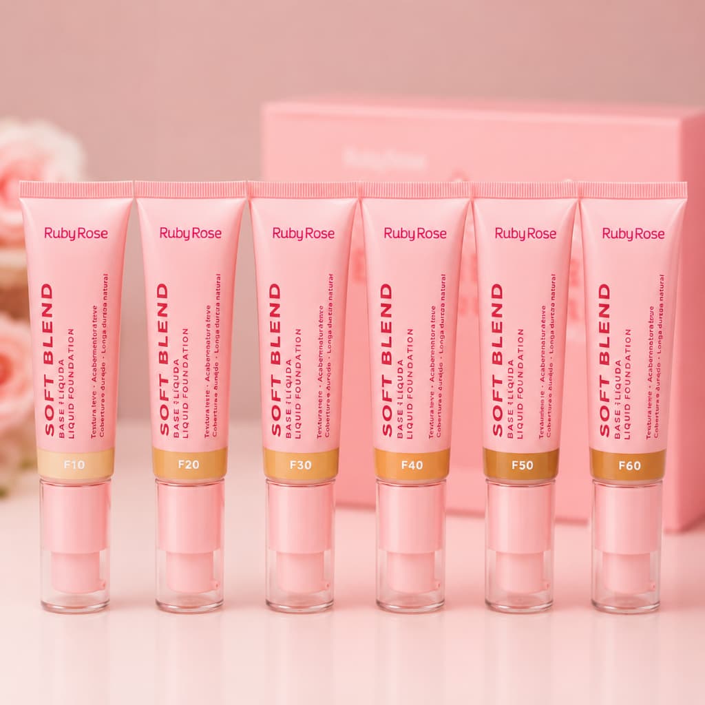 Base Liquida SOFT BLEND- Ruby Rose- ESCOLHA SUA COR