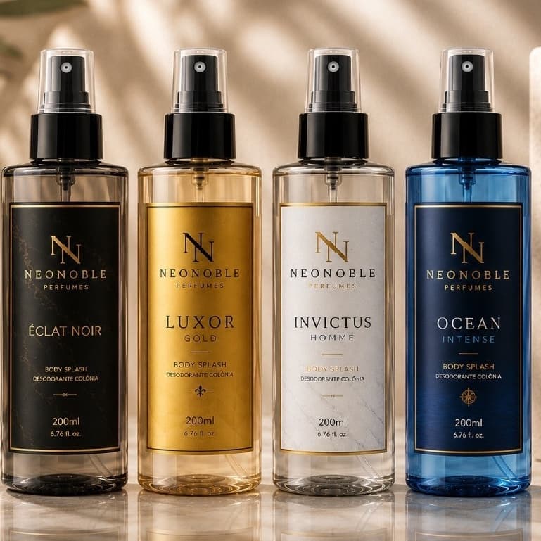 Body Splash Masculino 200ml Perfume Importado Masculino Fixação Longa Duração Deo Colônia NeoNoble