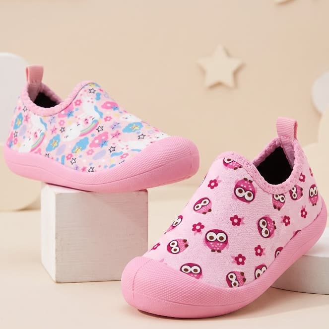 Tênis Calce Fácil Infantil Menina Escolar Macio e Confortável Sola Antiderrapante Kit 2 Pares Pé de Lola