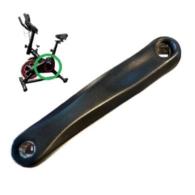 Pedivela Esquerdo Spinning 170 mm Braço Alumínio Bike Bicicleta Ergométrica