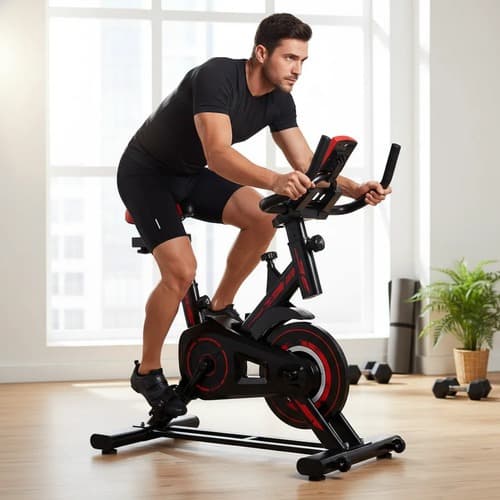 Bicicleta Spinning Ergométrica Bike MIG Casa Indoor Fitness Monitor Ajustável Resistência Mecânica 100kg