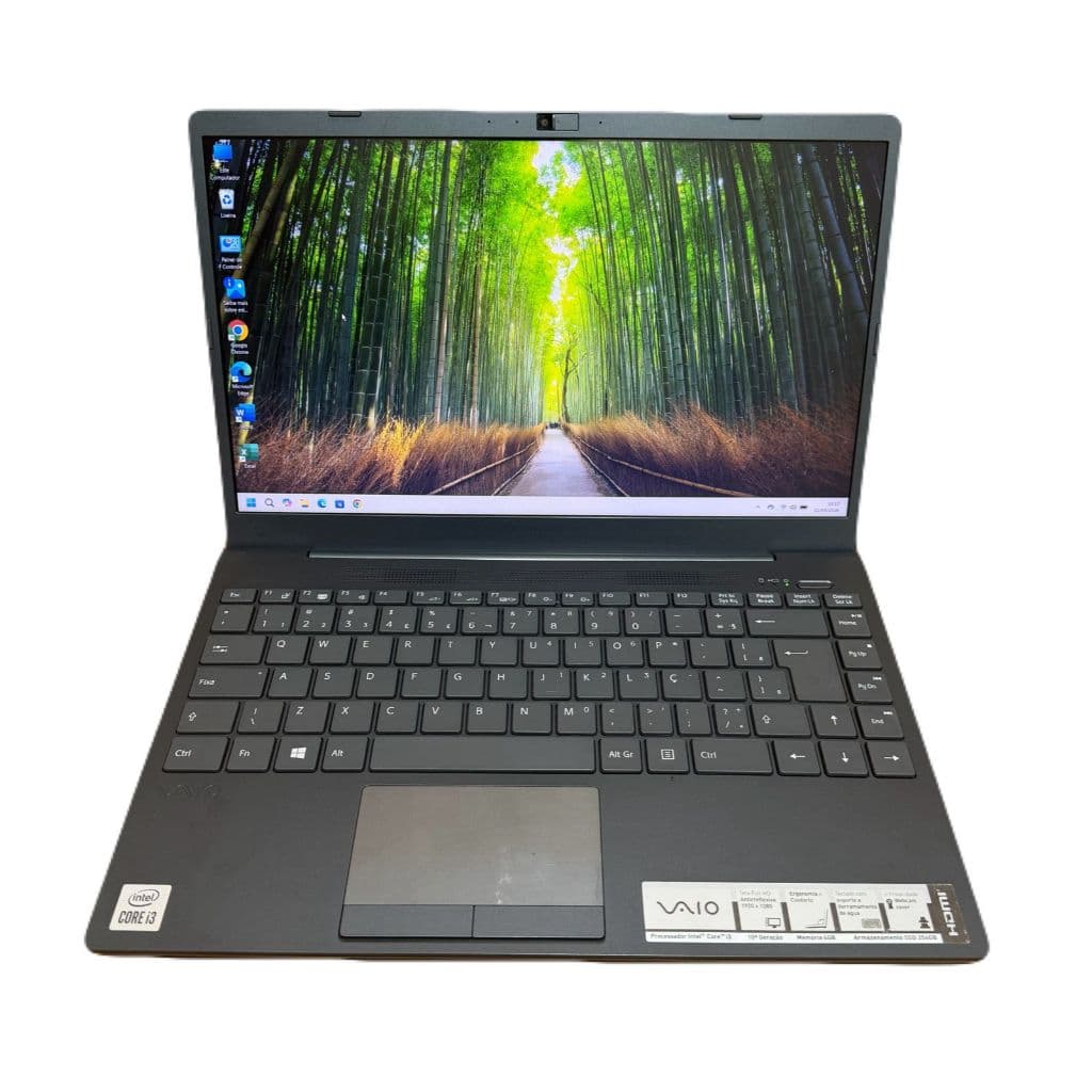 Notebook Vaio Intel I3 8gb Ddr4 M.2 128gb + Hd 500 Gb Win 11 (Vitrine)