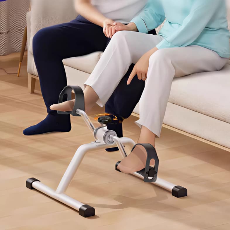Mini bicicleta ergométrica Exercitador de pedais Equipamento de ginástica para idosos Exercício em casa Para exercícios