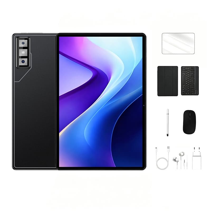 Tablet 11.6” com Teclado+Mouse 16GB RAM 512GB Android 15 Câmera 48MP anjgg