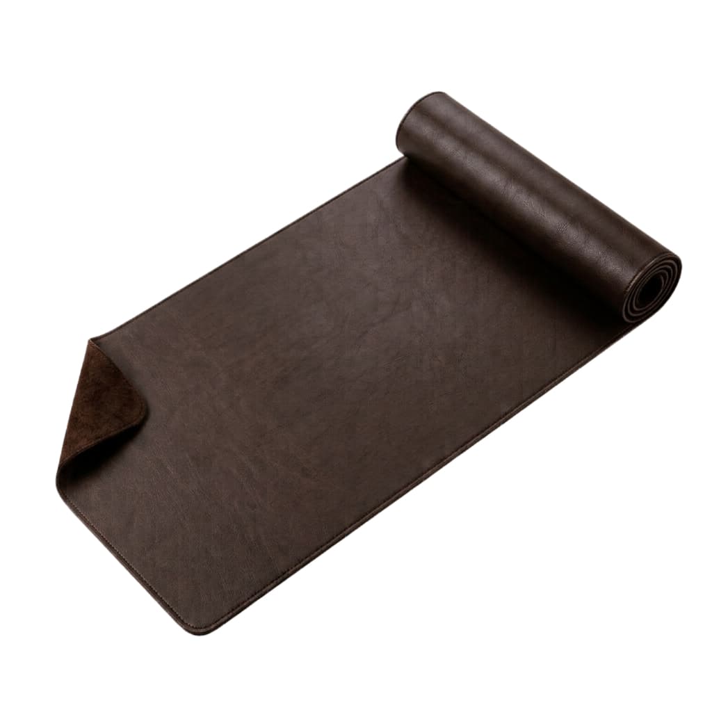 Mousepad Deskpad Couro Sintético 70x30 Antiderrapante Grande Mesa Escritório Gamer Notebook Computador