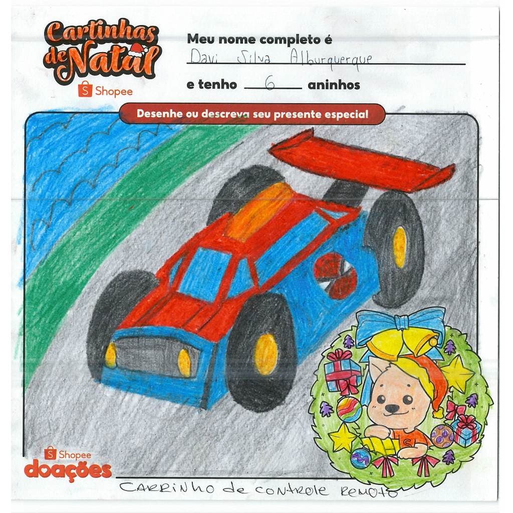 Carrinho de Controle Remoto (5 a 10 Anos) - Cartinhas de Natal [3]