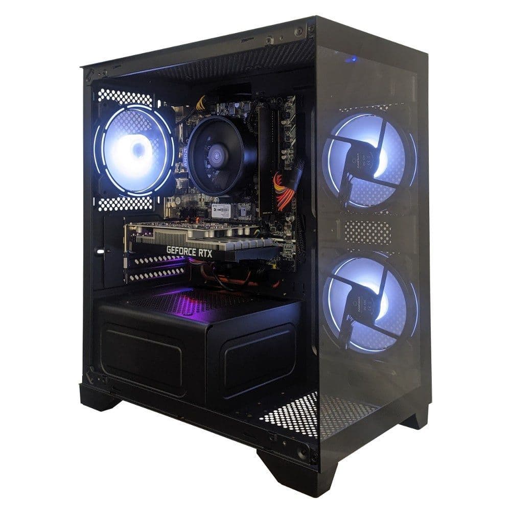Computador Gamer CertoX STREAM AMD AQ 1011 TC DUAL CHANNEL AMD Ryzen 5 4500 Geforce RTX 3050 16GB DDR4 512GB SSD C/3