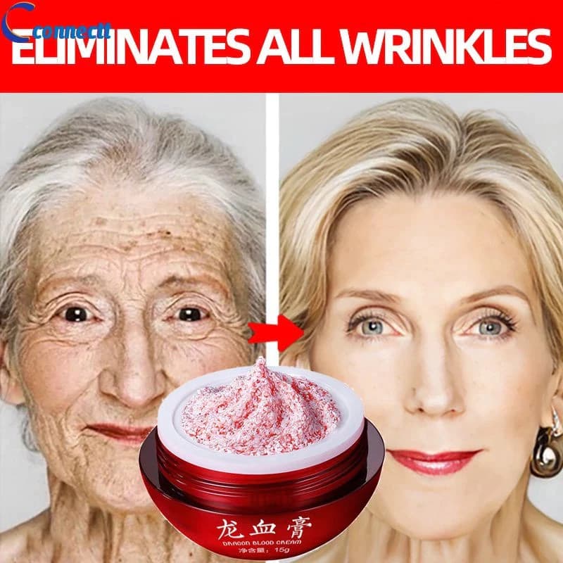 Creme Sangue de Dragão! Essência Natural Omelin com Retinol e Placenta, Hidratação Intensa, Clareador e Anti-Idade