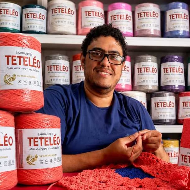 Barbante TeTeLeo e Regis Do Croche Sem Poeira Não Desbota  Fio Nº6 – Ideal para Crochê, Tricô e Artesanato Fios e Sonhos