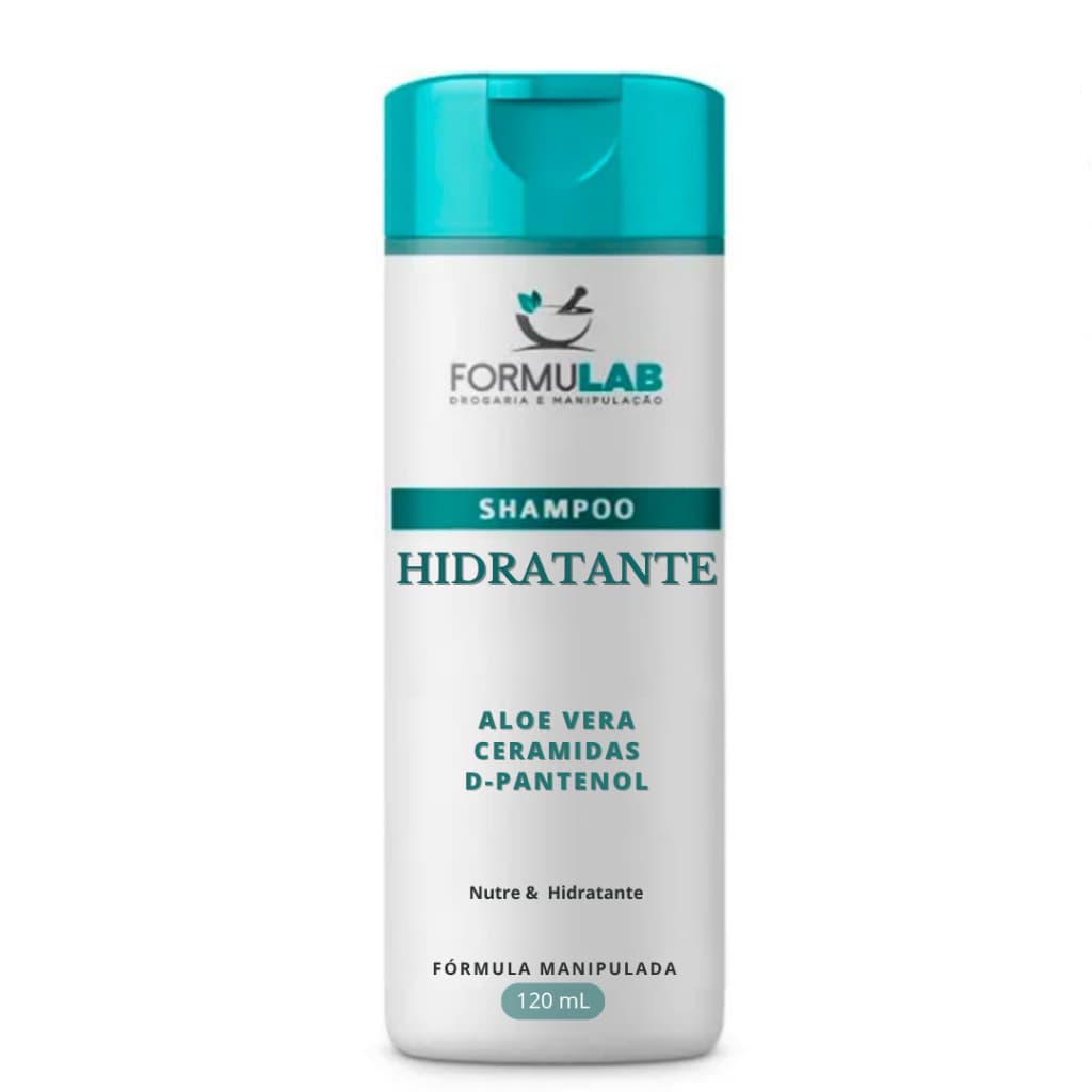 Aloe Vera 5% Ceramidas 5% D-Pantenol 5% - Shampoo Hidratante 120ml