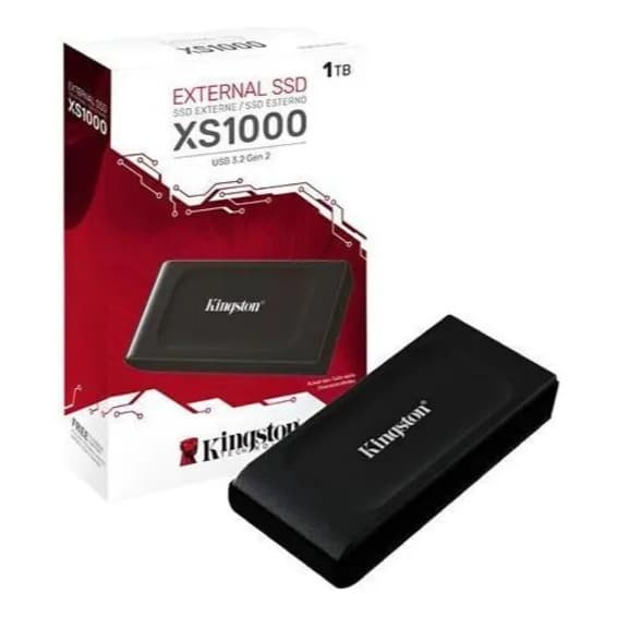 SSD Externo Kingston XS1000 1TB USB 3.2 Gen 2