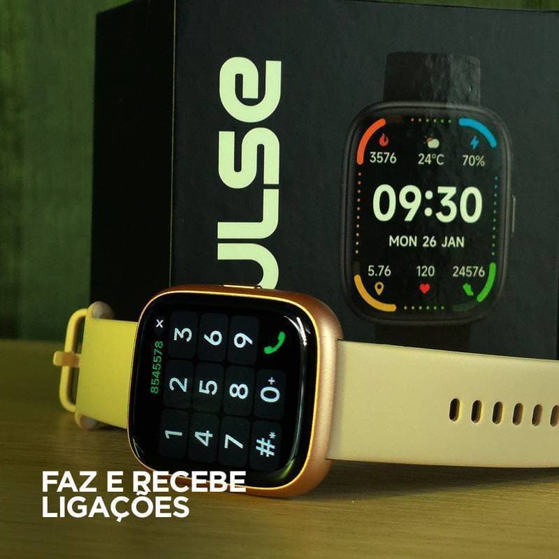 RELÓGIO SMARTWATCH PULSE WEARZONE  | SMARTWATCH ESPORTIVO | A PROVA D'ÁGUA, ALEXA INTEGRADA ATÉ 7 DIAS DE BATERIA