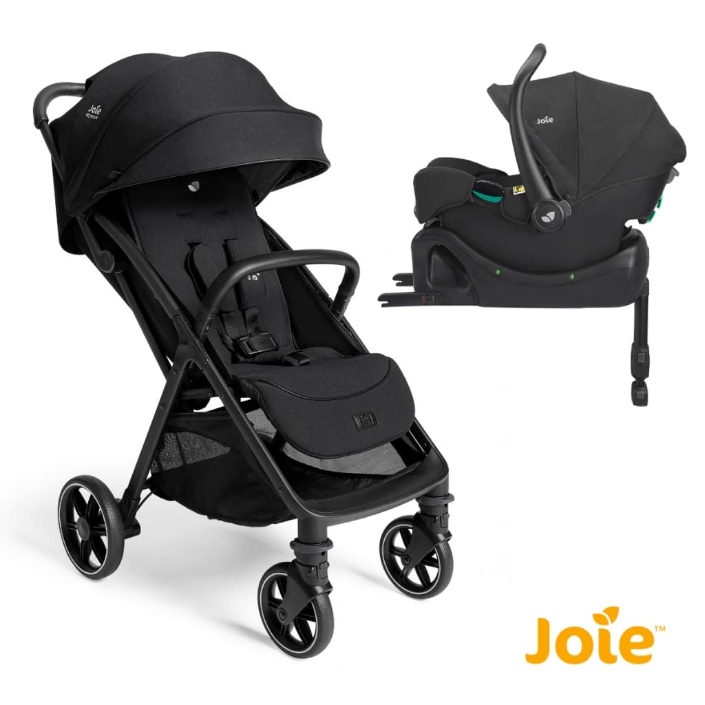 Kit Carrinho Bebê Conforto Base Isofix Parcel LX Joie Carrinho Passeio até 22kg